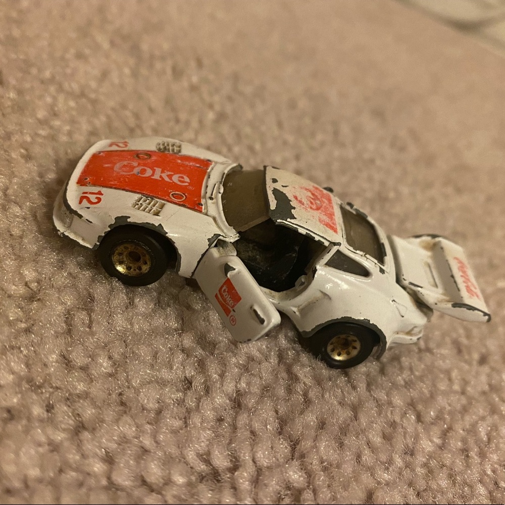 VINTAGE RARE Coca Cola Miniature Car Collectible WITH Opening doors